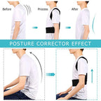 Reinforced Belt Lumbar Column Posture Corrector Vest  Adjustable Back Support Strap
