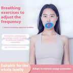 Breathing Exercise For Lungs Portable Breath Fitness Exerciser Device Endurance Workout Device With Adjustable Resistances